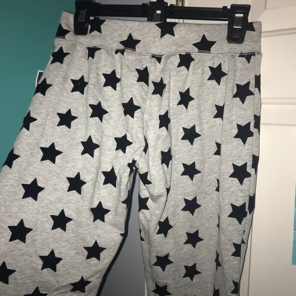Patterned sweat pants